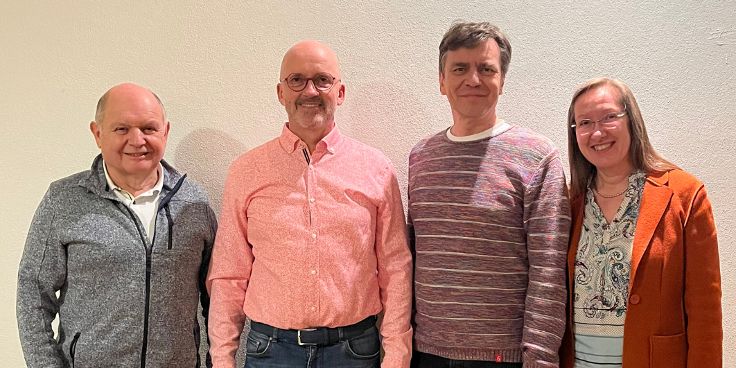 Bürgermeister Gespräch mit Ergoldings BGM Andreas Strauß im Kraxn Wirt in Ergolding