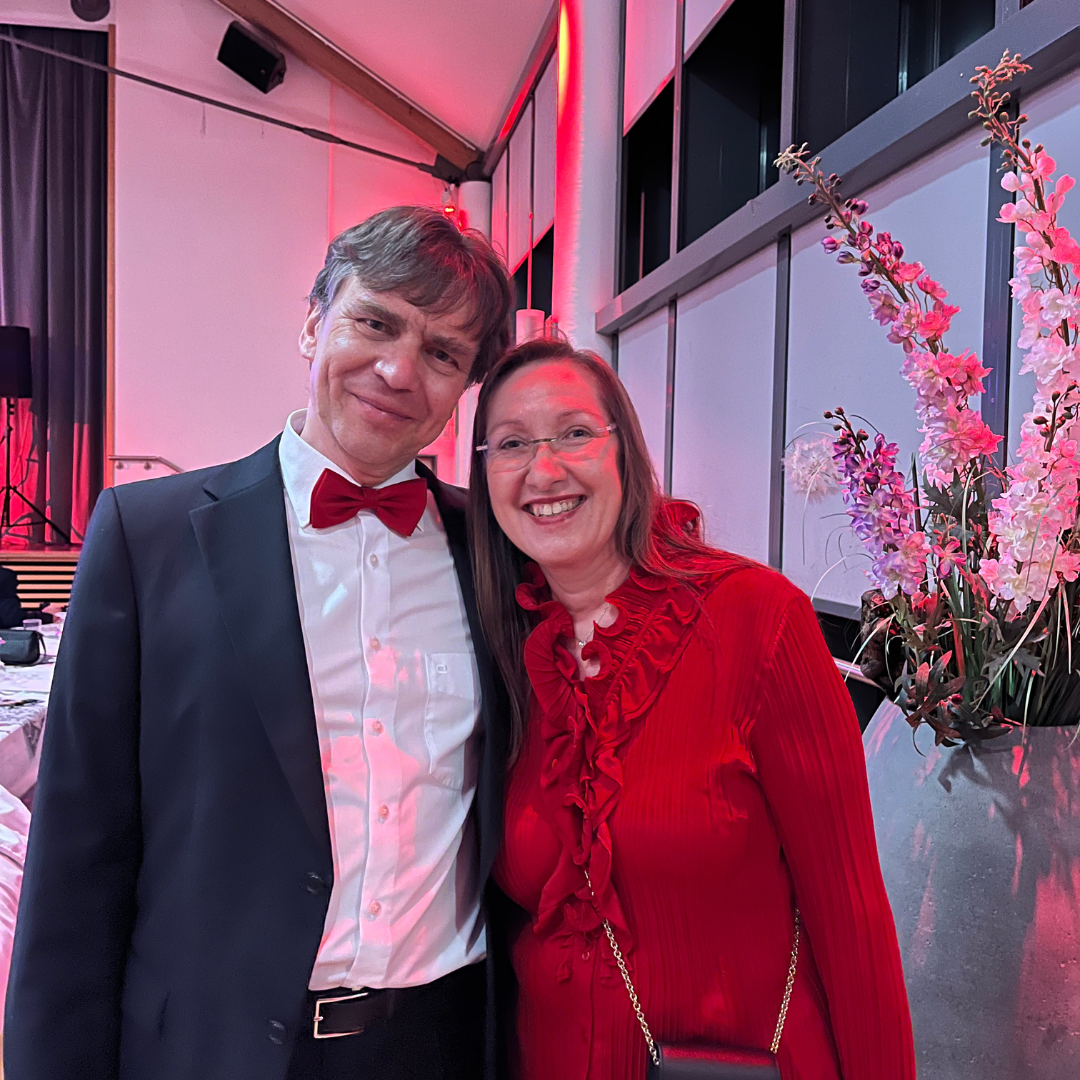 Marion Fohry-Kilian und Josef Kilian beim Bürgerball 2025 des UFE im Bürgersaal Ergolding
