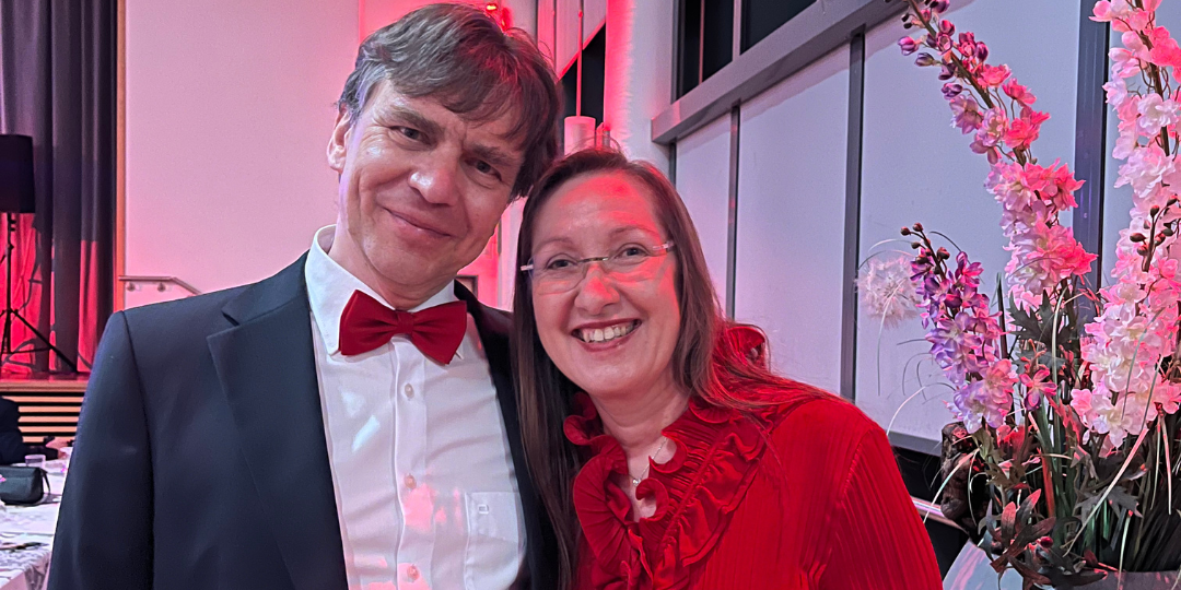 Marion Fohry-Kilian und Josef Kilian beim Bürgerball 2025 des UFE im Bürgersaal Ergolding