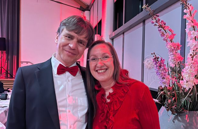 Marion Fohry-Kilian und Josef Kilian beim Bürgerball 2025 des UFE im Bürgersaal Ergolding
