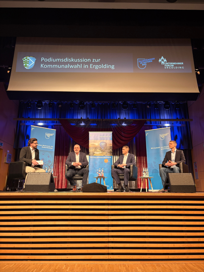 Podiumsdiskussion in Ergolding 2026 Podiumsdiskussion in Ergolding 2026