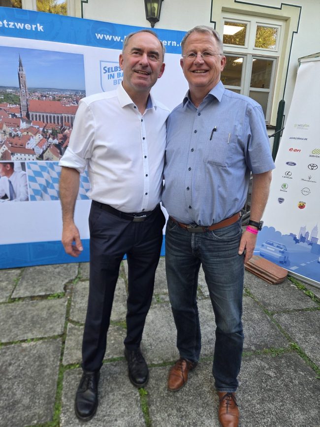 BDS Bayern Sommerfest 2026 Gerhard Härtl mit Hubert Aiwanger